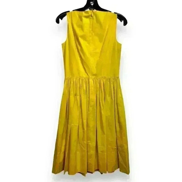 Boss by hugo boss dress in mustard (yellow) color size 6 fit as size S - Picture 3 of 16